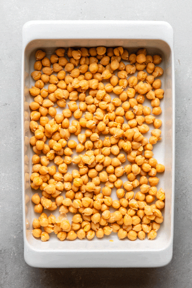 gif showing layers of ingredients being added to casserole dish