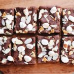 No Bake Vegan Rocky Road Brownies - Easy Healthy Recipe #vegan #plantbased