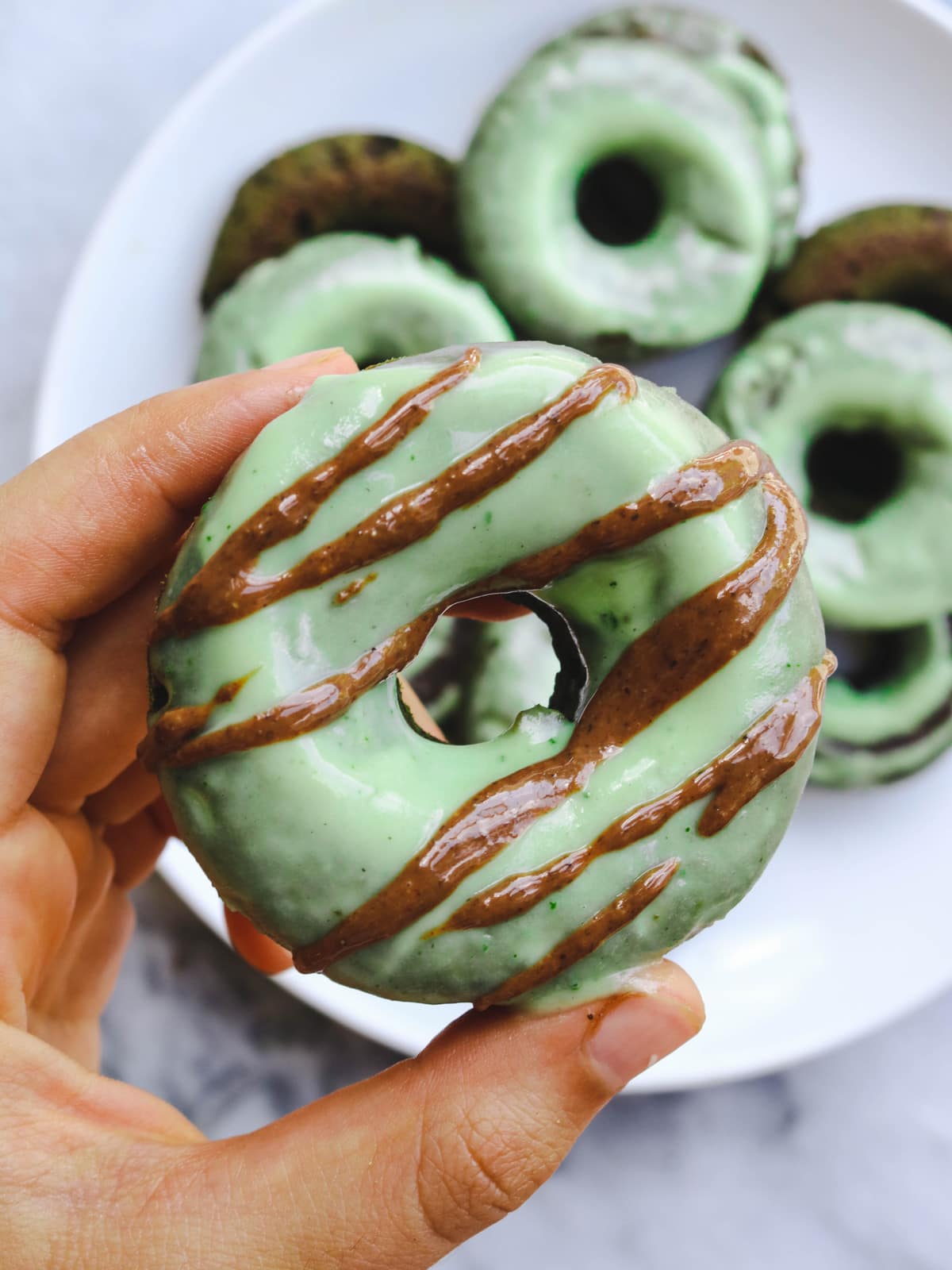 Baked Coconut Matcha Donuts Gluten Free Vegan From My Bowl