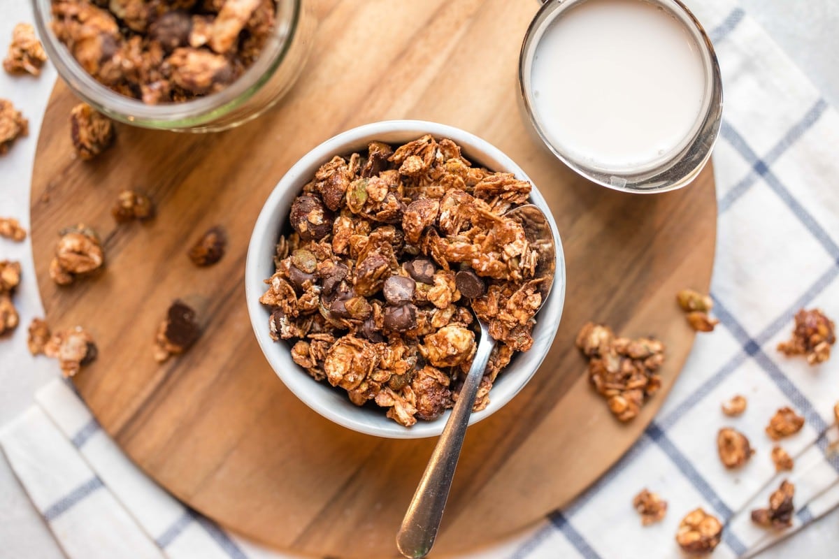 Chocolate Hazelnut Granola