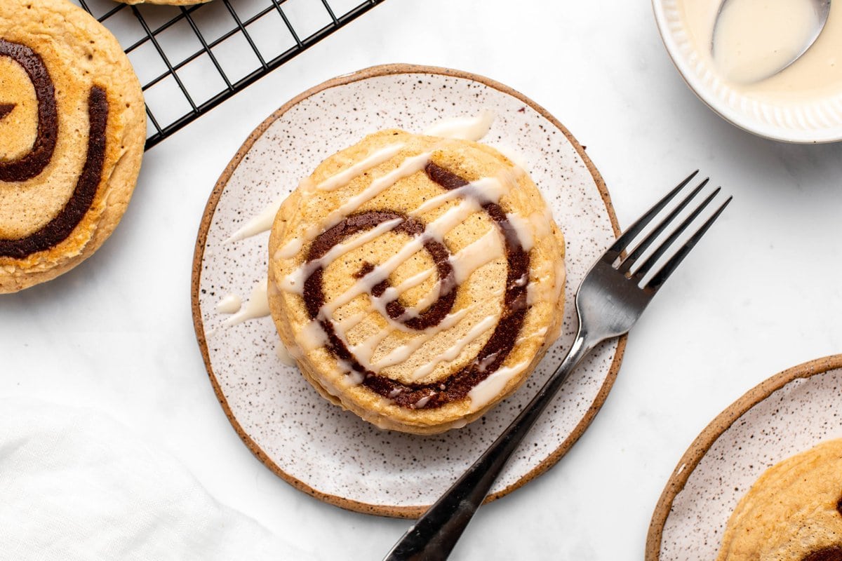 Cinnamon Roll Pancakes