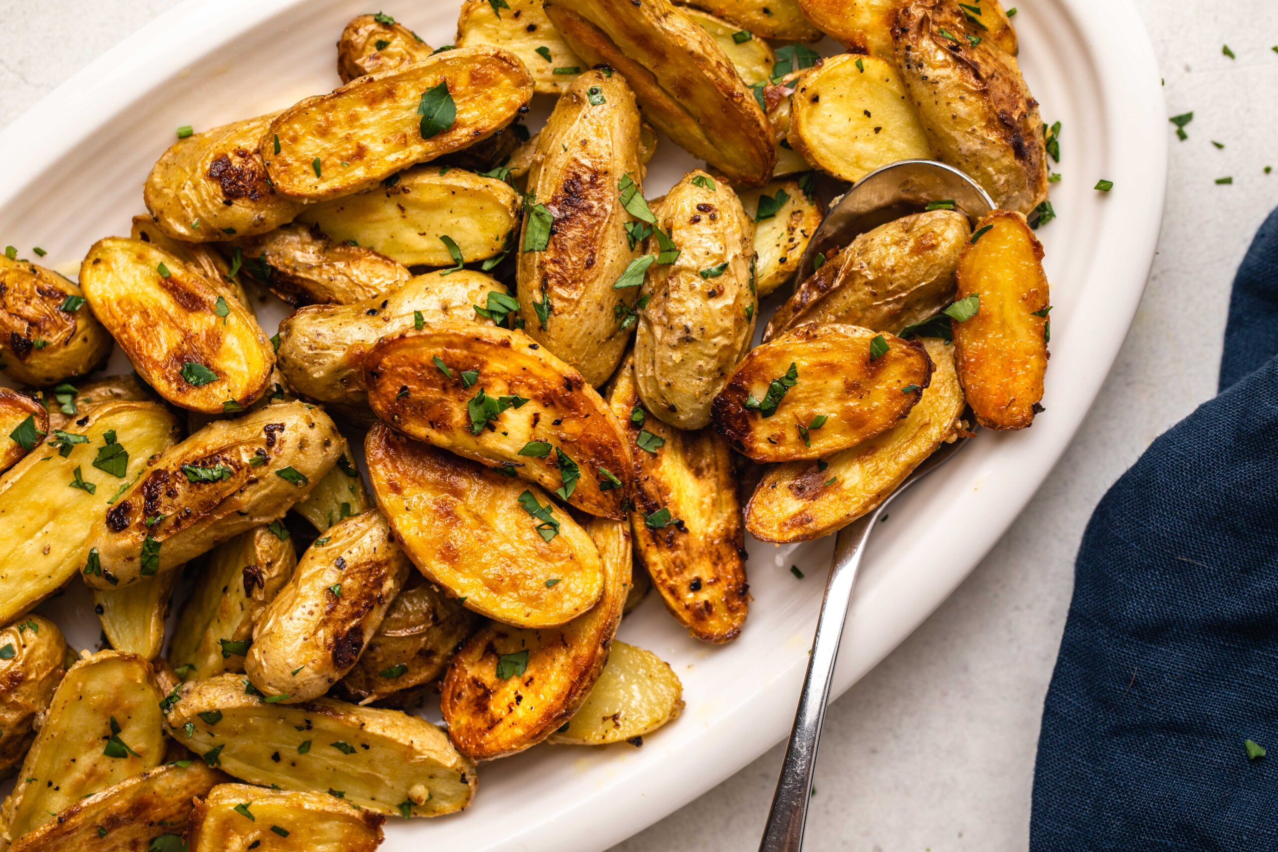 Dijon Garlic Roasted Potatoes