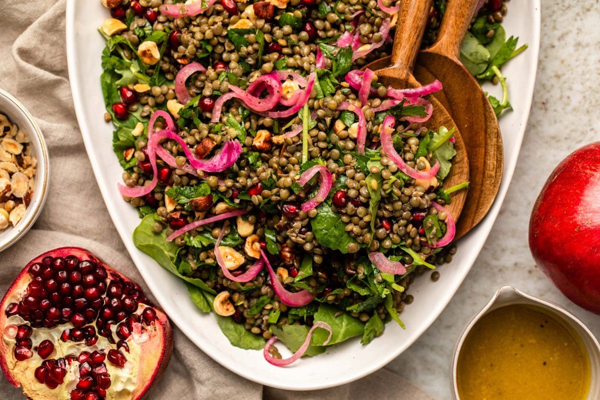 Lentil Pomegranate Salad