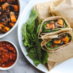 Sweet Potato Black Bean Vegan Breakfast Burrito
