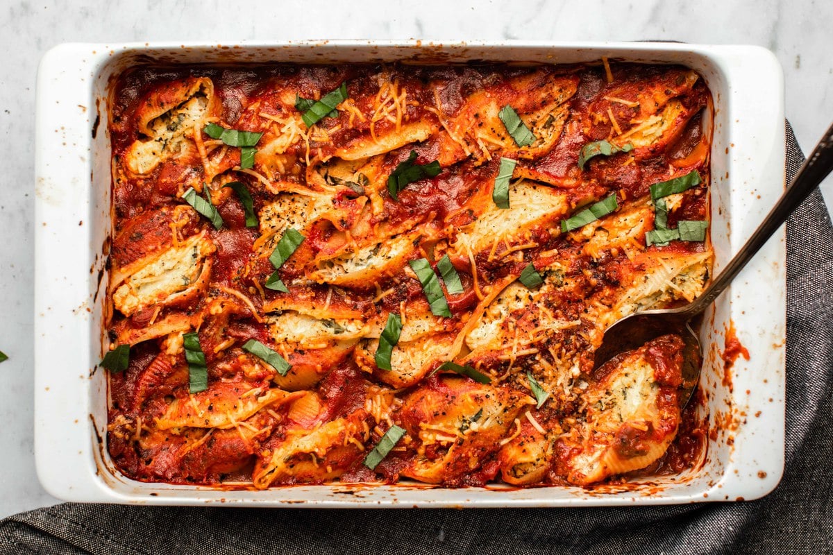 Vegan Stuffed Shells